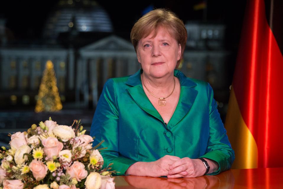 Merkel Records New Year's Address