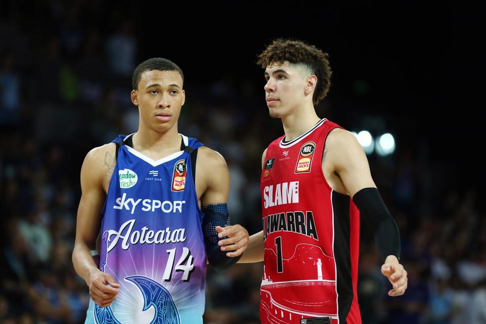 Nba Draft Prospects How Lamelo Ball Rj Hampton And Other International Players Are Producing