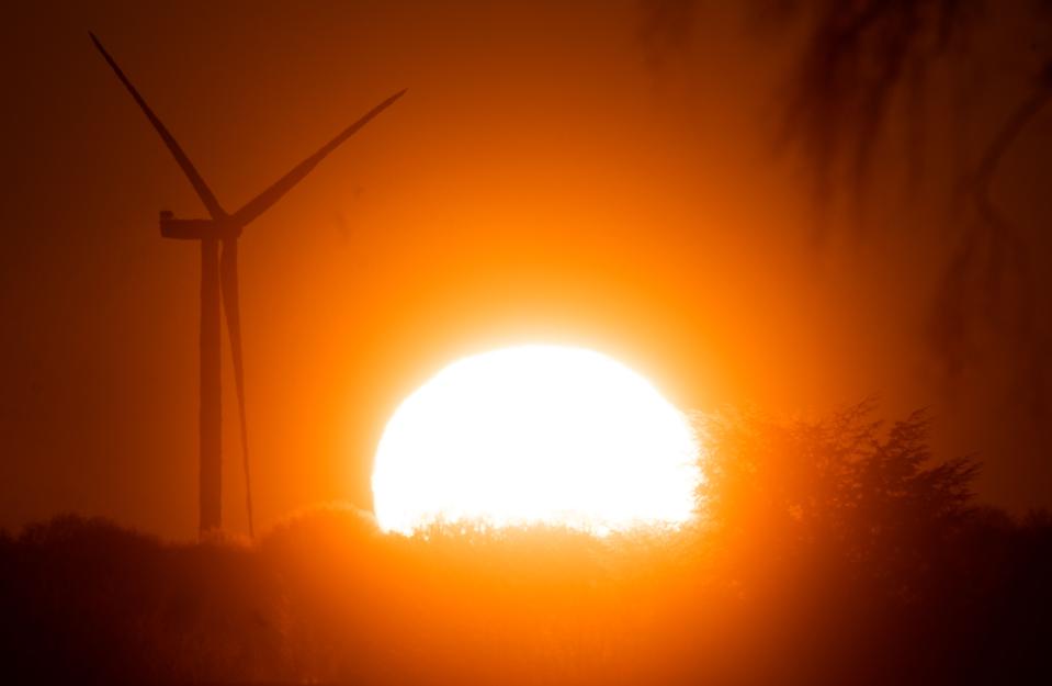 Sunrise in Lower Saxony