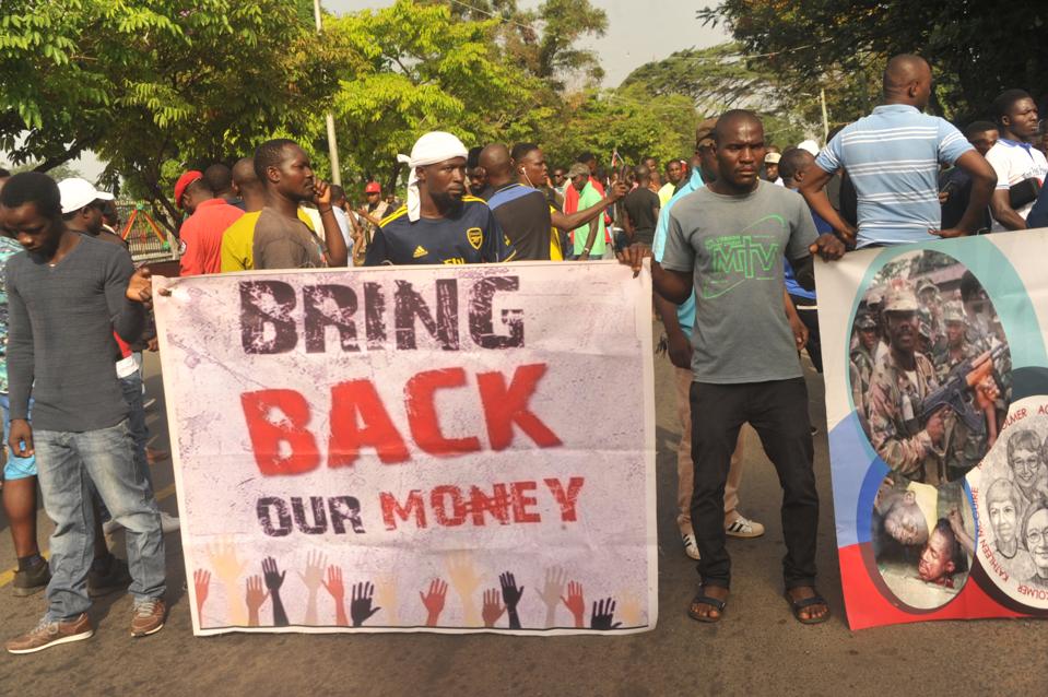 LIBERIA-POLOTICS-PROTEST corruption world bank