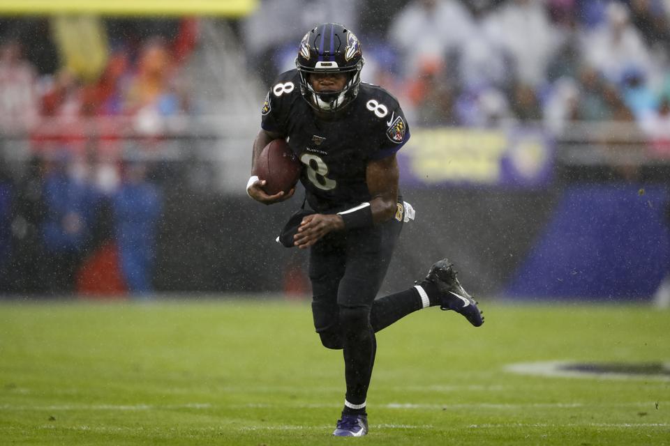 Ravens Lamar Jackson Could Set Nfl Quarterback Rushing Record Sunday