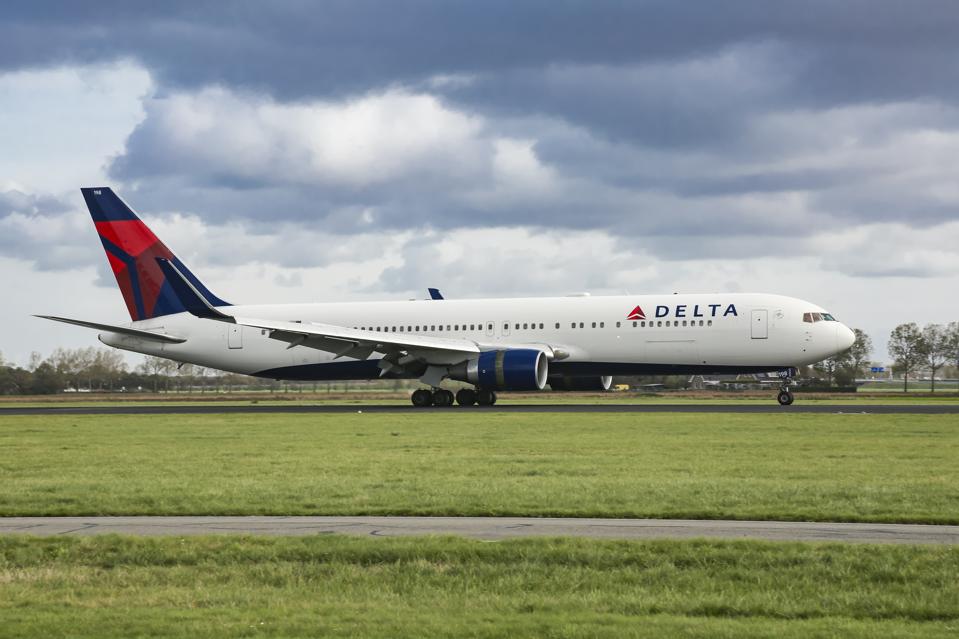 Delta Air Lines Boeing 767 aircraft at Amsterdam Schiphol...