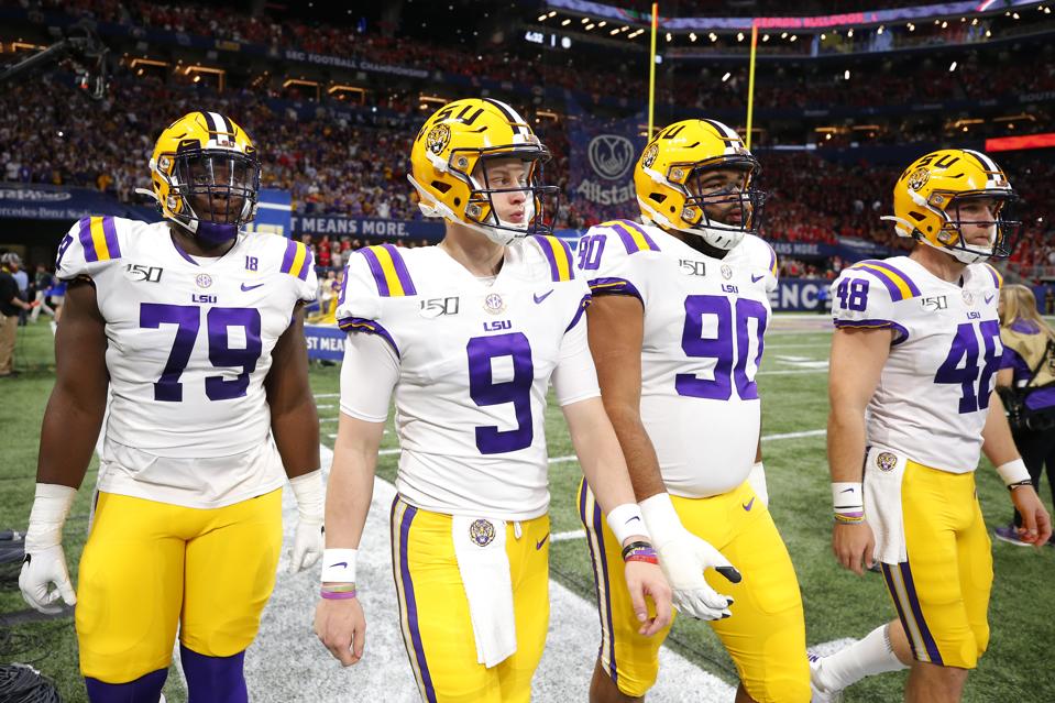 Lsu Used Joe Burrow On The Field And Big Data In The Weight