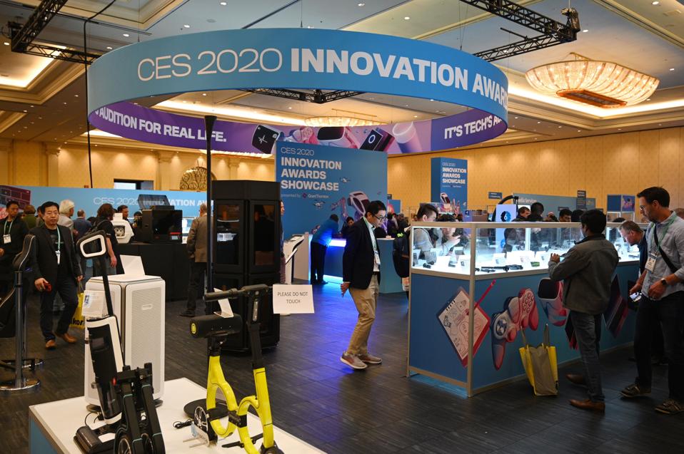 CES 2020 products on display