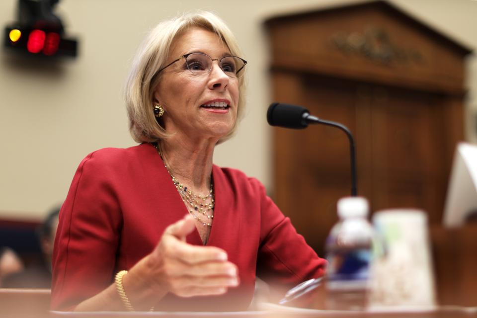 Betsy Devos Earned At Least 56 Million While In Office Last Year