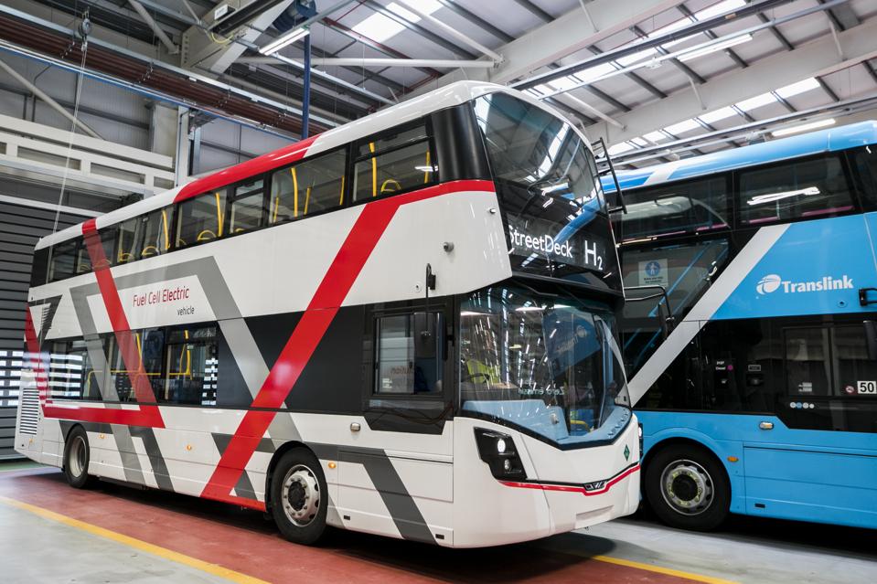 Northern Ireland's first hydrogen fuel cell bus.