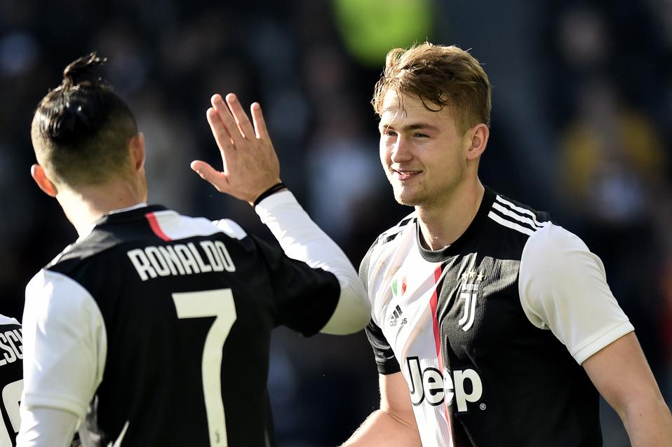 Matthijs De Ligt Was Like A Kid In A Sweet Shop When He First Met Cristiano Ronaldo Gianluigi Buffon