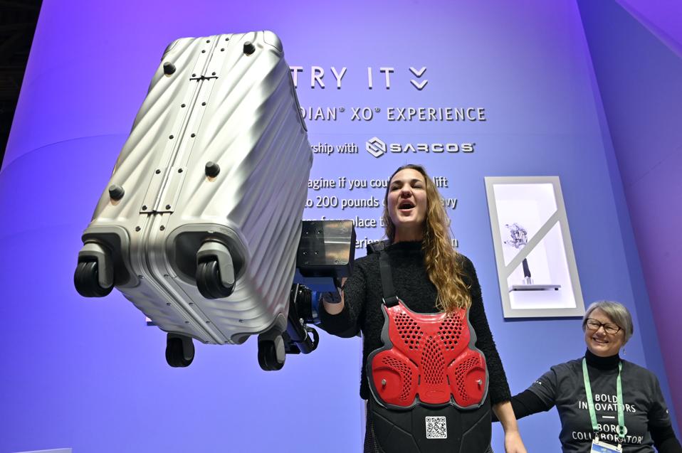 Delta exoskeleton at CES 2020