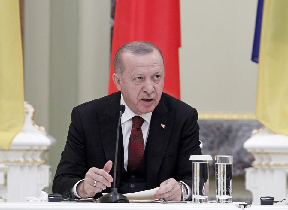 Turkish President Recep Tayyip Erdogan Visits In Ukraine