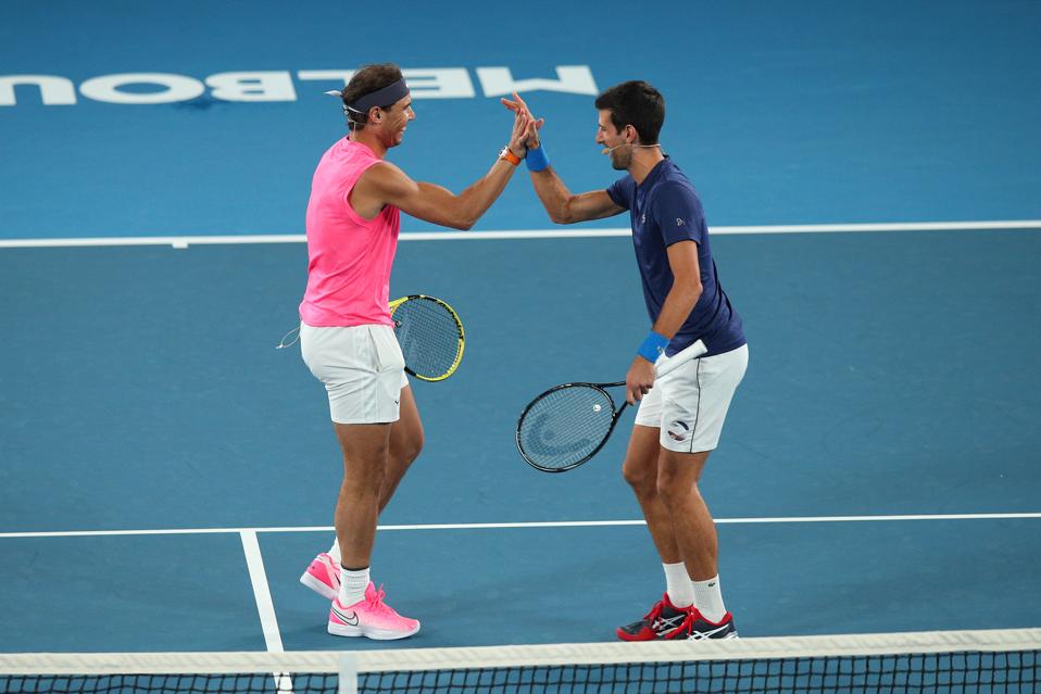 Novak Djokovic Rafael Nadal Should Deal With It And Play U S Open British No 1 Says Novak Djokovic Rafael Nadal Should Deal With It And Play U S Open British No 1 Says