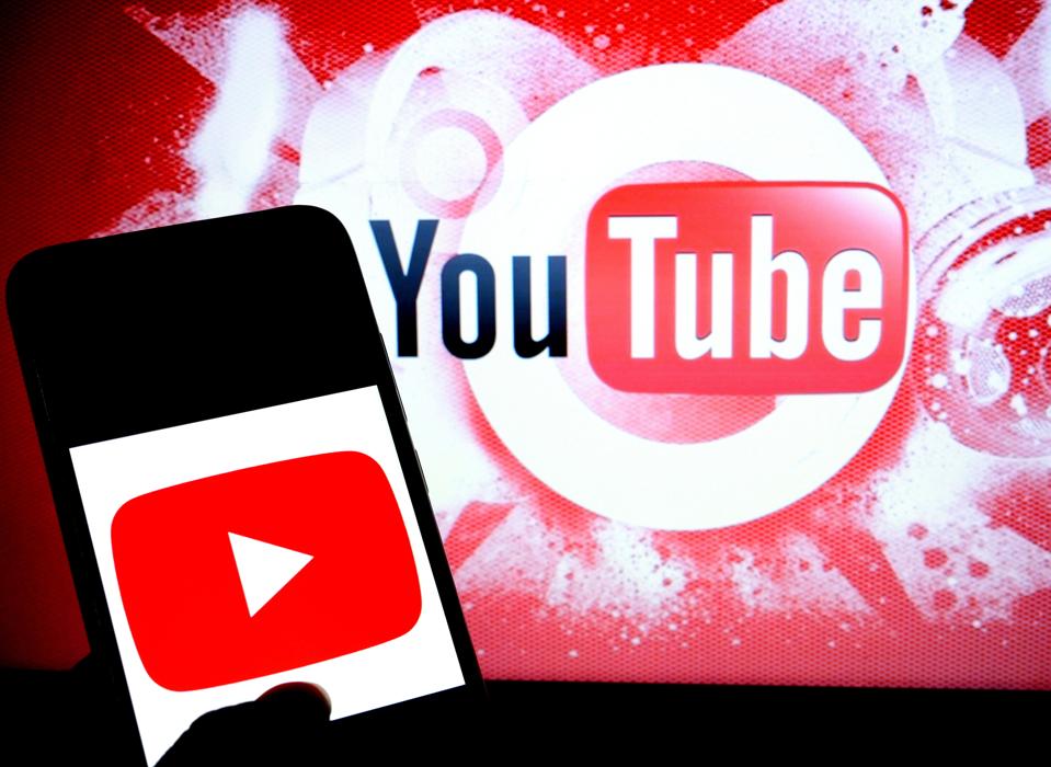 In this photo illustration a popular video-sharing website...
