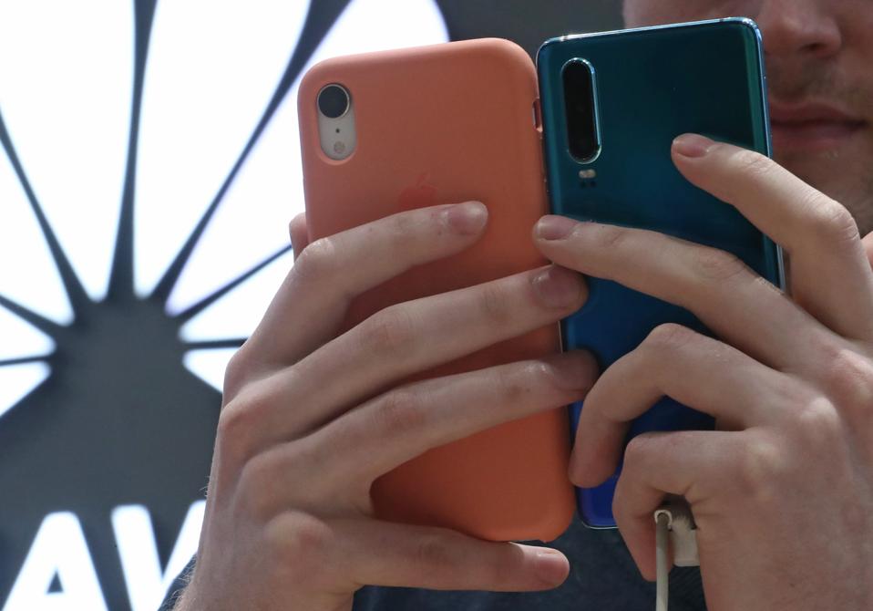 Huawei Mate 30 Pro smartphone on sale in Moscow