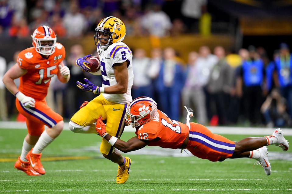 Nfl Draft Lsu S Justin Jefferson Would Be A Steal For The