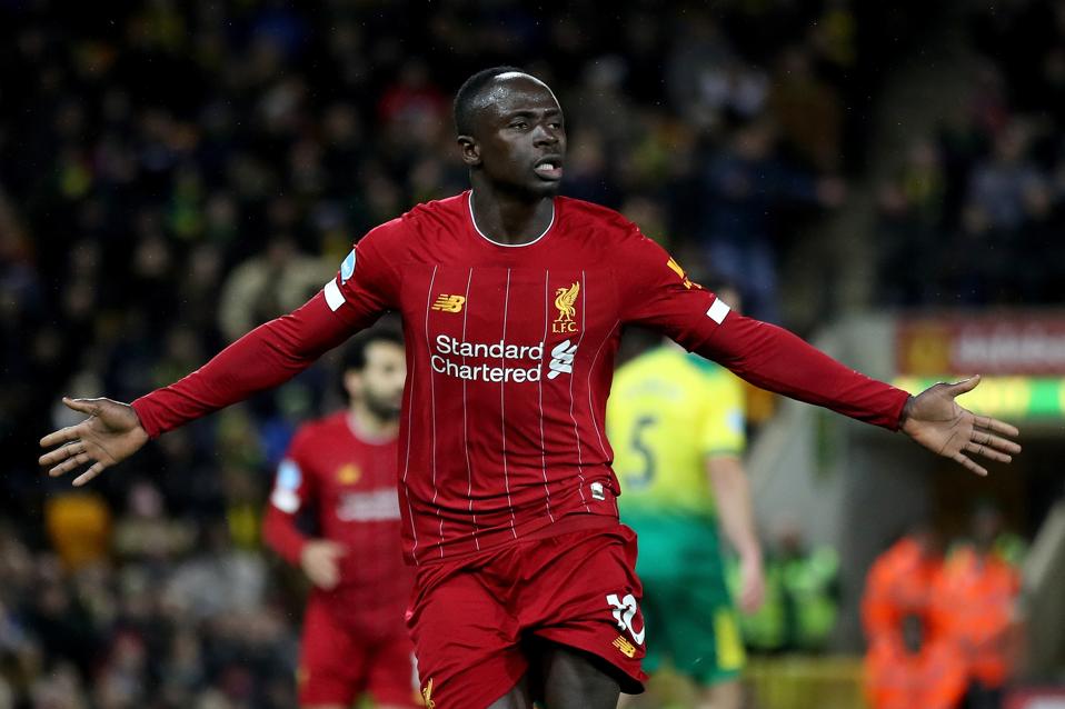 Star Man Sadio Mane Puts Liverpool 5 Games From Premier League Glory