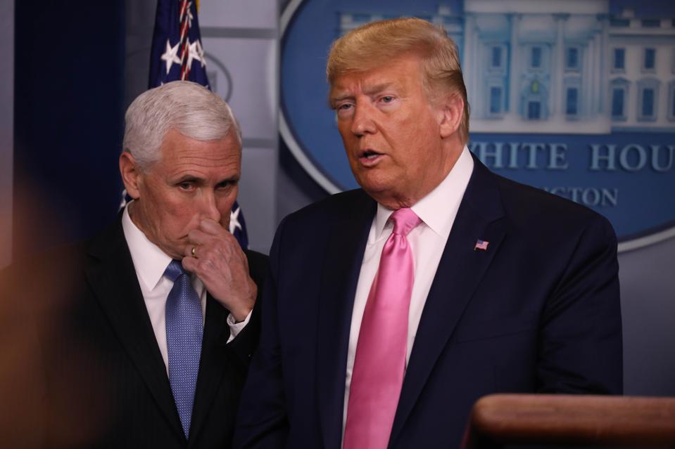 Pence needs to learn and model good hygiene to prevent infection. This isn't it.