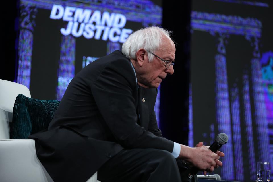 Presidential Candidate Bernie Sanders Campaigns In NH Ahead Of Primary