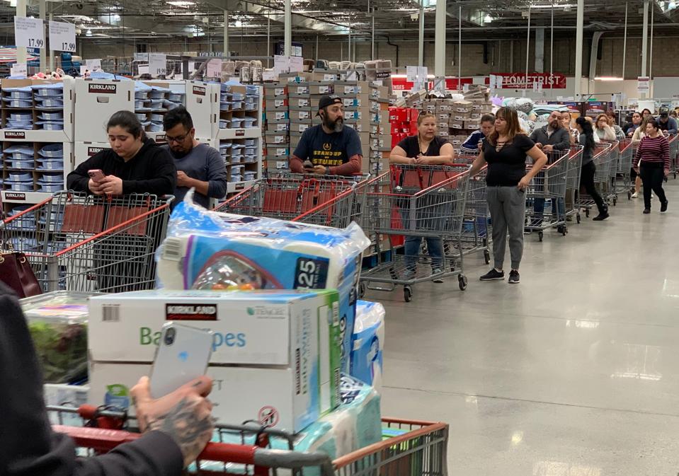 Coronavirus Is Driving Up Demand At Costco