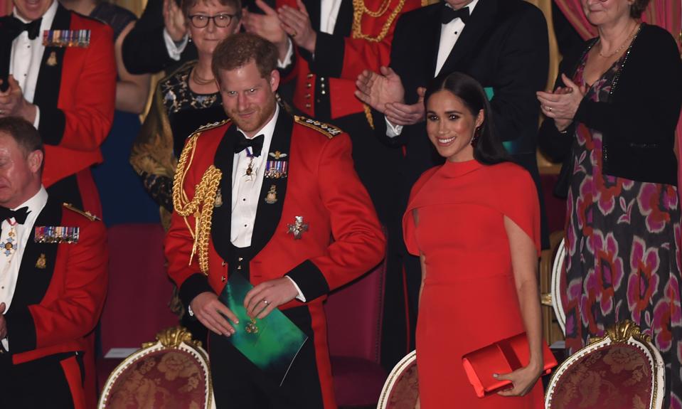 Duke And Duchess Of Sussex at Mountbatten Music Festival