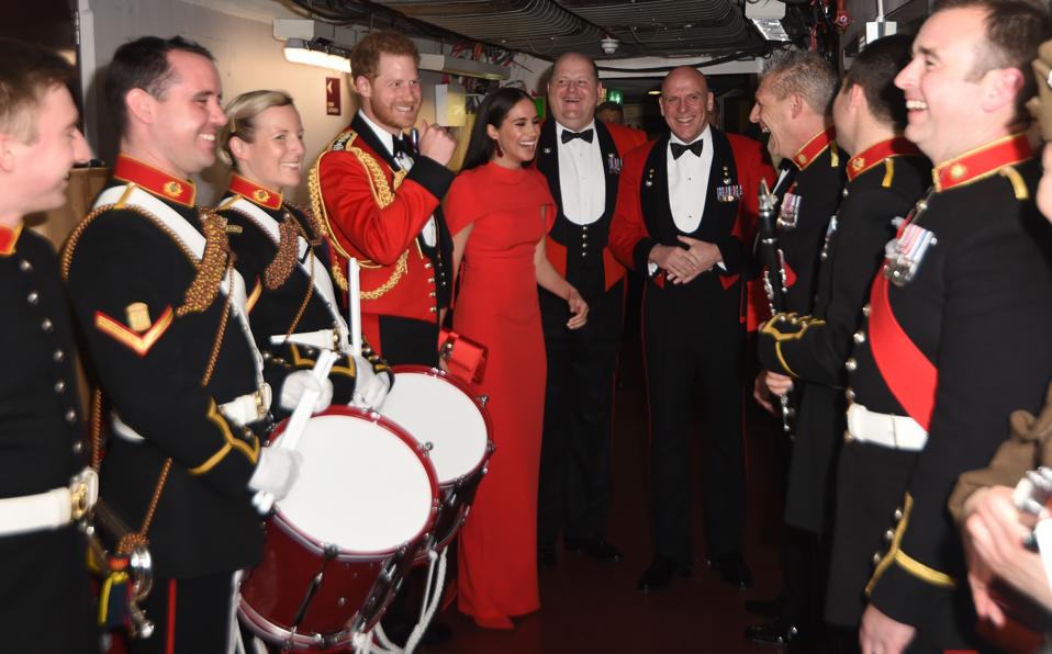 Duke And Duchess Of Sussex at the Mountbatten Music Festival