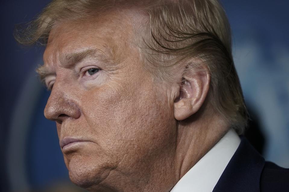 President Trump Joins Coronavirus Task Force Briefing At White House
