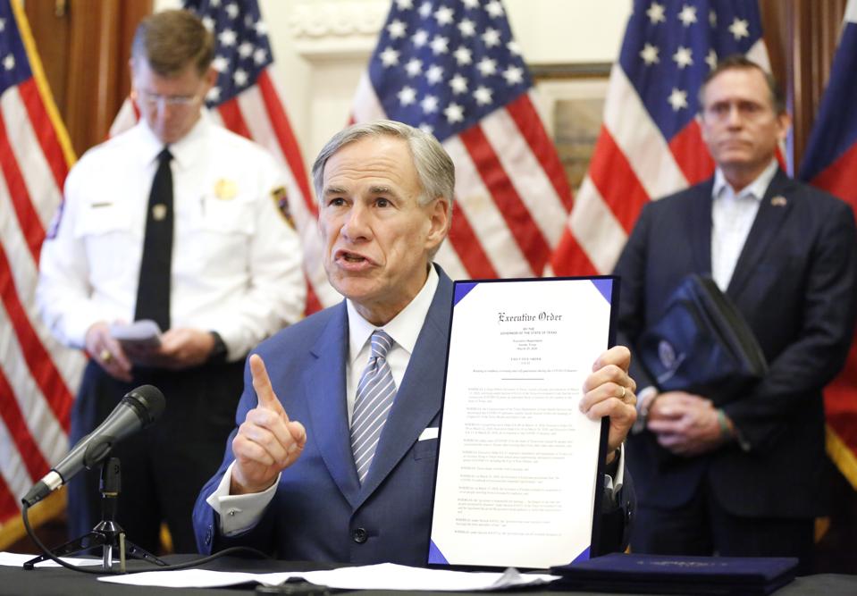 Texas Governor Wants To Go Alcohol To Stay Permanently