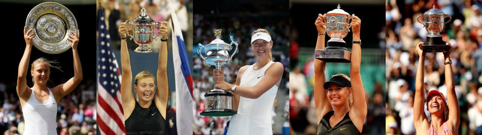 In Profile: Maria Sharapova's Grand Slam Wins