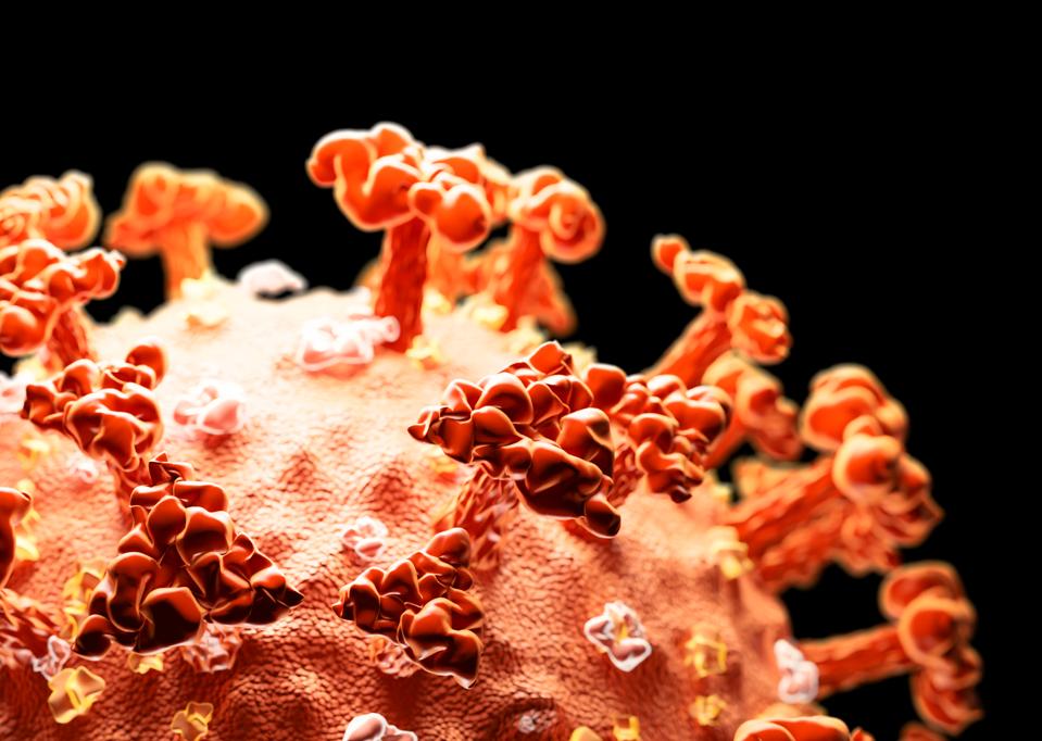 Concept of SARS-CoV-2 or 2019-ncov coronavirus