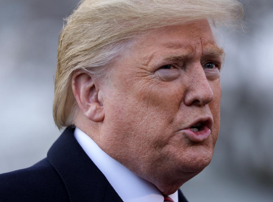 President Trump Departs White House - stock market