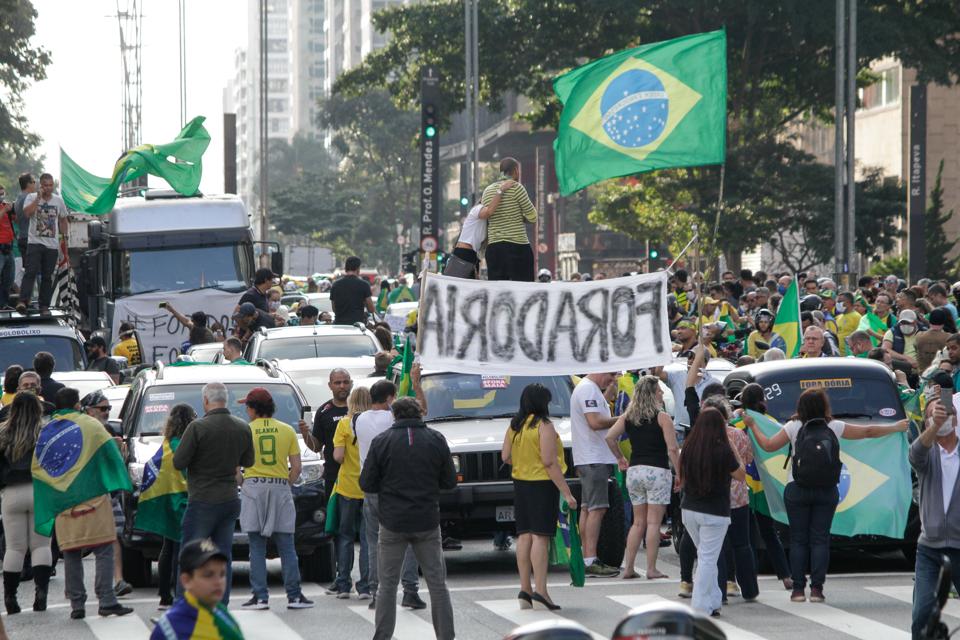 Manifestations Pro-Bolsonaro In Sao Paulo