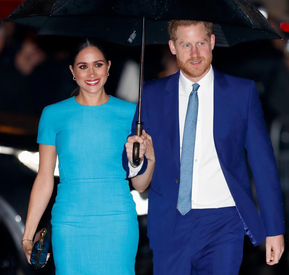 Duke And Duchess Of Sussex at Endeavour Fund Awards