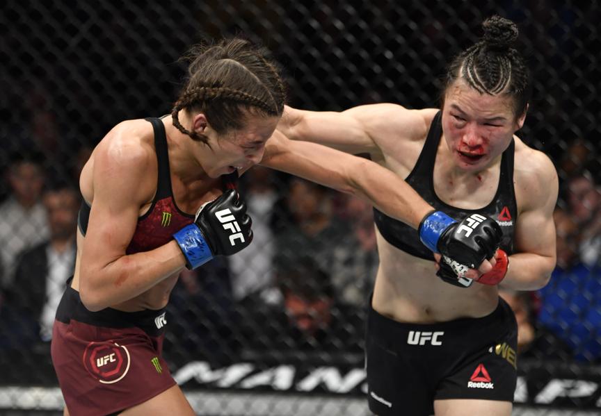 UFC 248 'Fight Motion' Video: Watch Slow-Motion Highlights Of Weili Zhang Vs. Joanna Jedrzejczyk