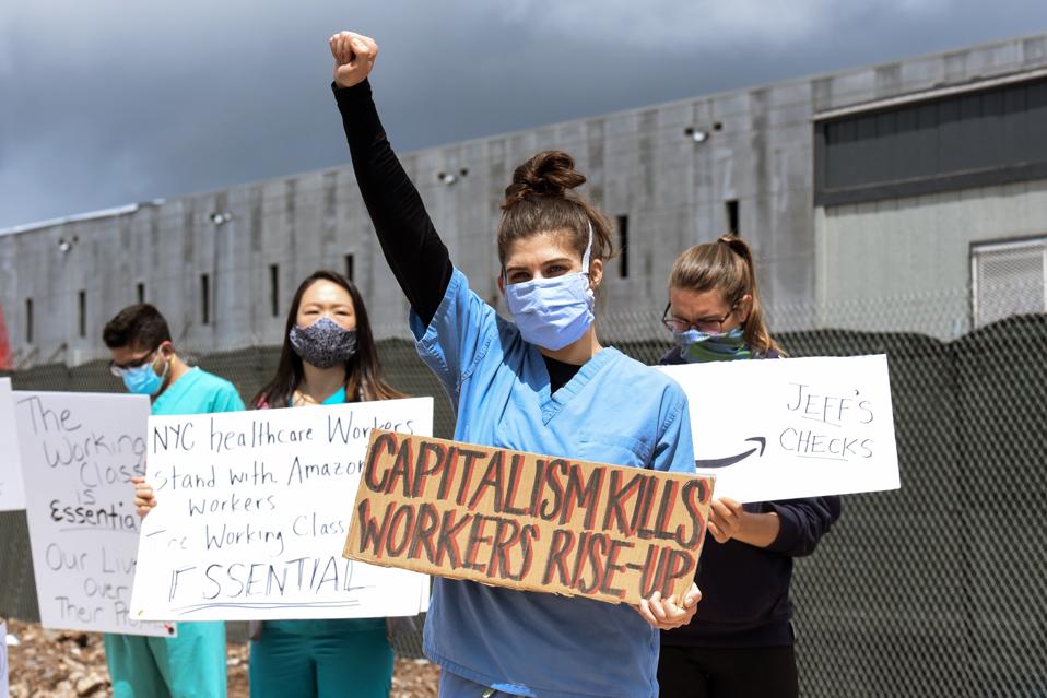 Photos: Workers Across The World Mark May Day, Even During Coronavirus