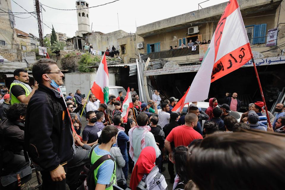 LEBANON-POLITICS-DEMO-HEALTH-VIRUS