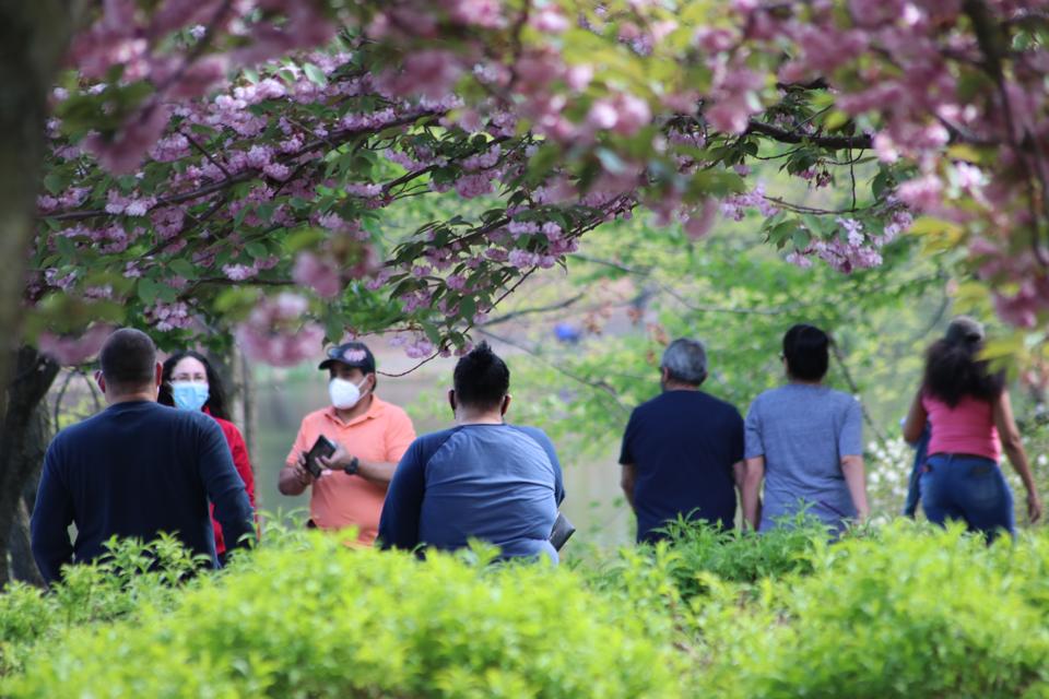 New Jersey residents enjoy sunny day after the parks reopened