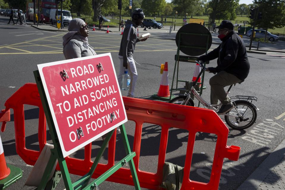 Coronavirus Lockdown Footpath Widening