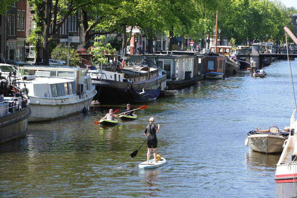 Amsterdam Reopen Canals Amid The Coronavirus Pandemic