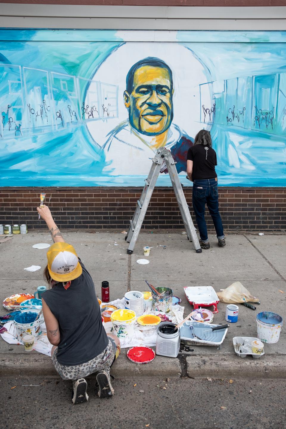 The Story Behind The Mural At The George Floyd Memorial The Story Behind The Mural At The George Floyd Memorial