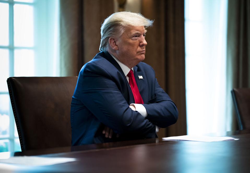 President Trump Meets With Coronavirus Survivors At The White House