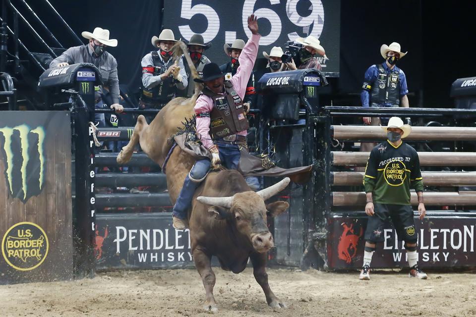 Professional Bull Riders Welcomes Fans Back For First Time Amid Pandemic