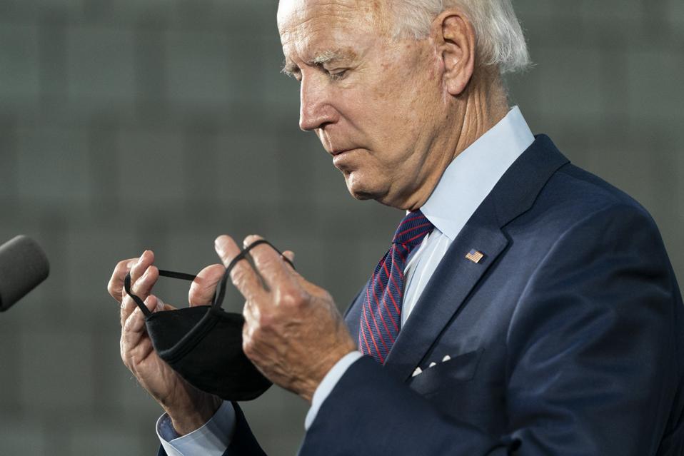 Biden Says He Would Use Federal Power To Mandate Mask Wearing