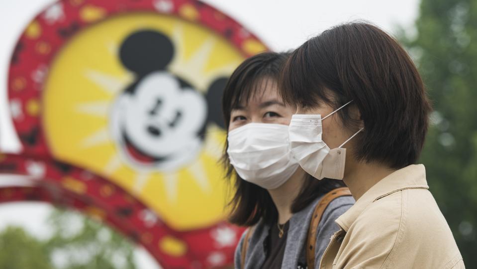 Disneyland Imposes Social Distancing Measures In Shanghai Amid The Coronavirus Pandemic