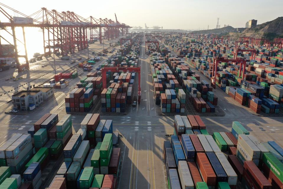 Yangshan Port In Shanghai