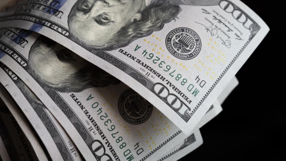 A photo illustration of US 100 dollar bills...