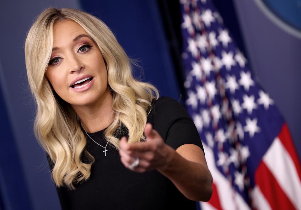 Press Secretary Kayleigh McEnany Holds Briefing At The White House