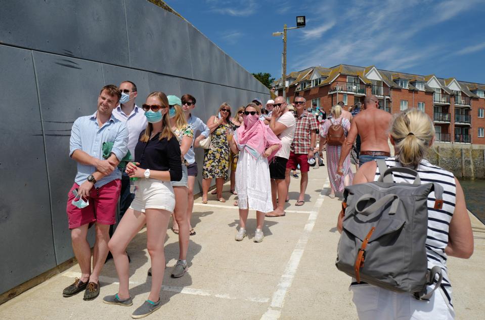 Visitors To Cornwall Enjoy The Sunshine And Reopened Hospitality