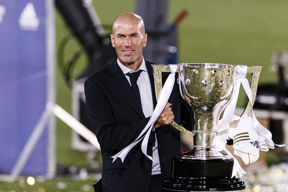 La Liga Zinedine Zidane Inspires Real Madrid To Spanish Title