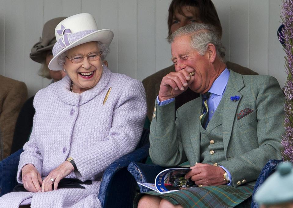 Queen Elizabeth II and Prince Charles, in 2012.
