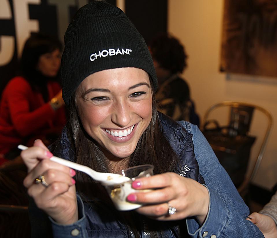 Chobani disrupted the yogurt aisle by offering greek yogurt.