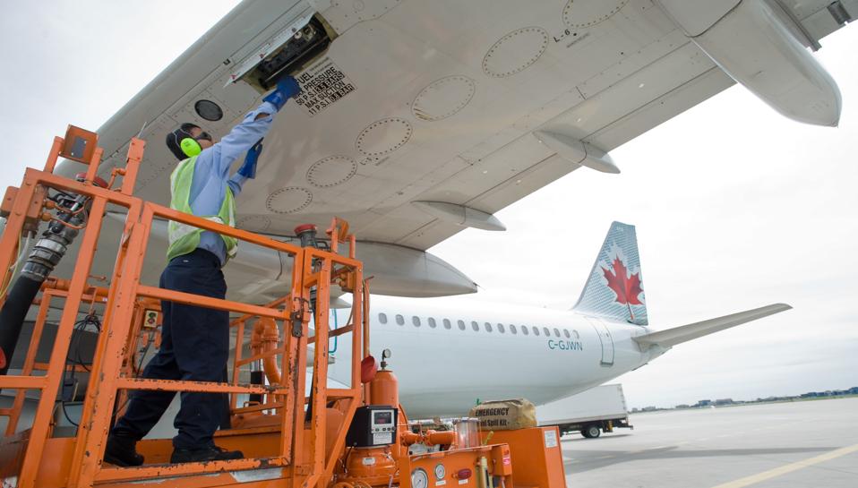 08/26/08 - MISSISSAUGA, ONTARIO - Ahmad Shah, 21, a serviceman with Consolidated Aviation Fueling of