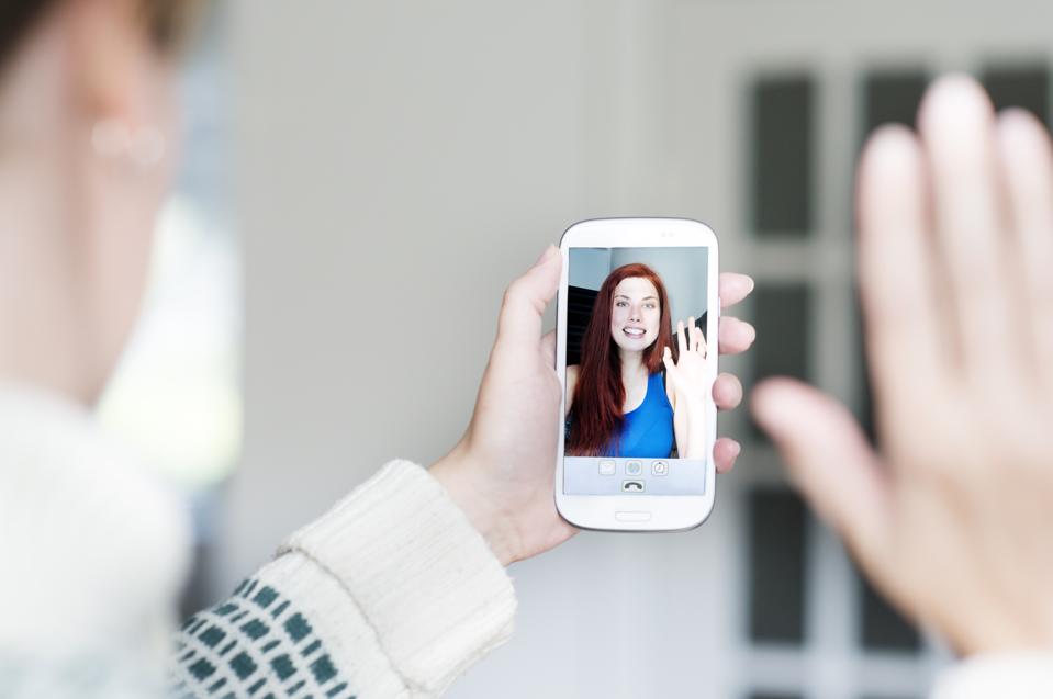 Video call and live stream on a smart phone